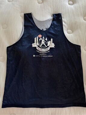 Ernst & Young Men's Navy Mesh Basketball Tank Top